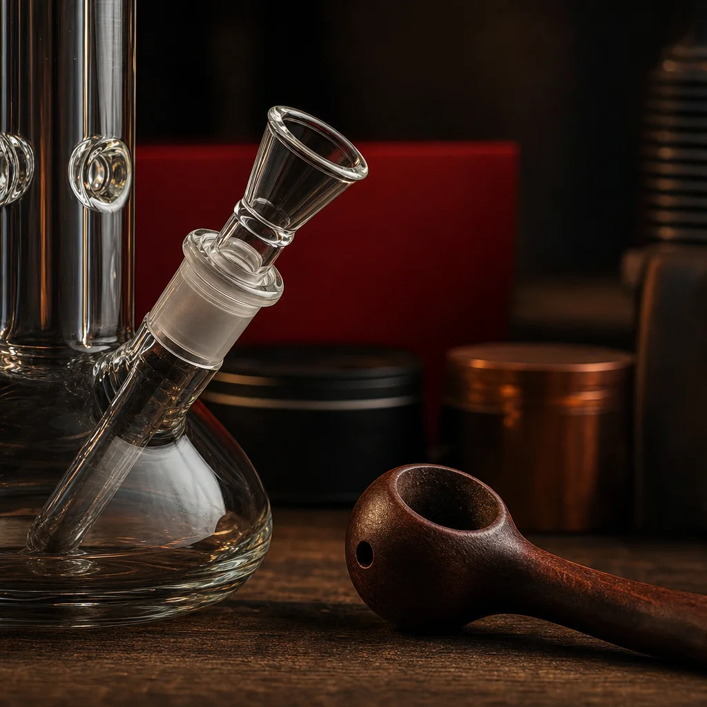 Bongs e cachimbos: diferenças, materiais e como escolher o acessório certo