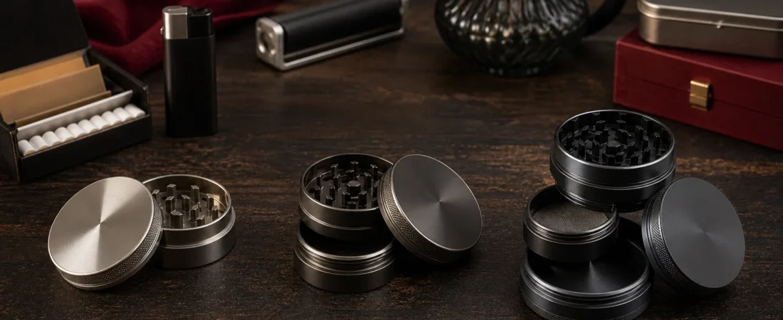 Grinders voor shagtabak: 2, 3 en 4 delig — hoe kies je de juiste