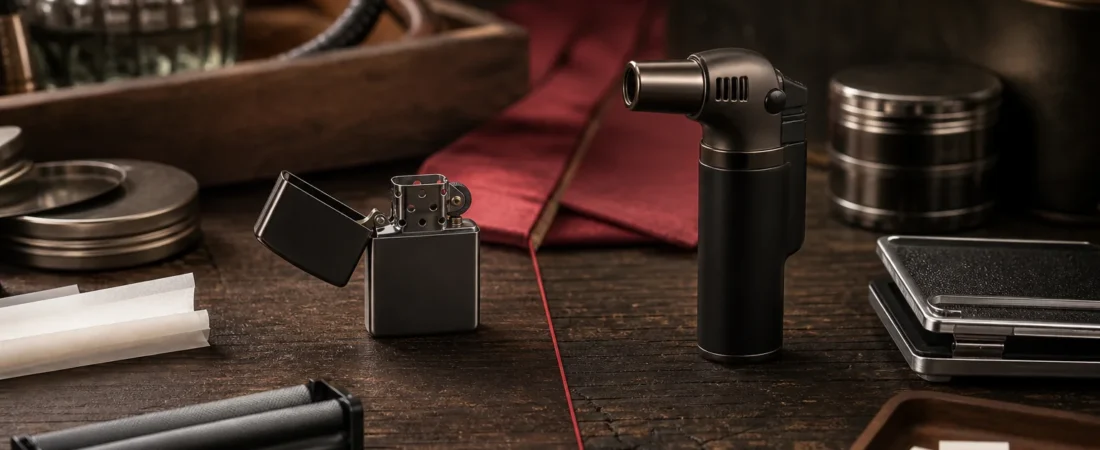 Torch lighter vs regular lighter: differences and when to use each one