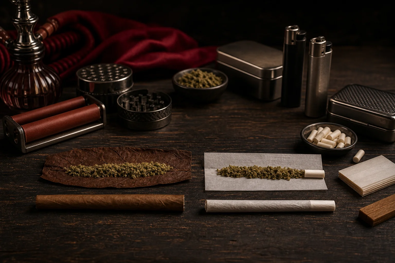 Wat is een blunt en hoe verschilt hij van een gewone zelfgerolde sigaret